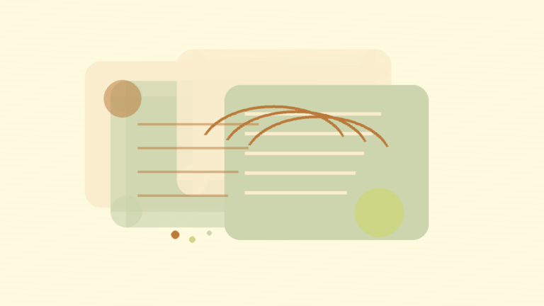 Abstract structured cards in warm earth tones for counseling in Switzerland