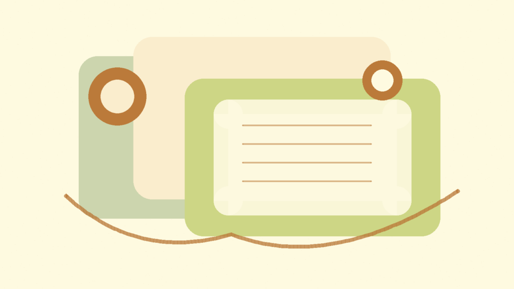 Soft layered cards representing clear roles in coordinated support