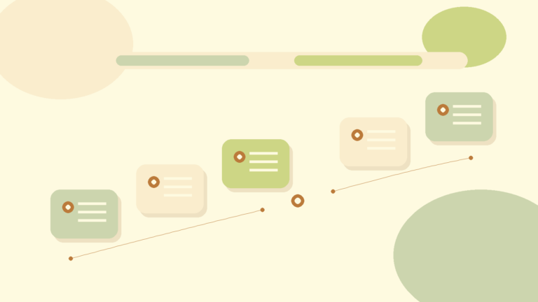 Abstract stepped path with a gentle pause for online counseling