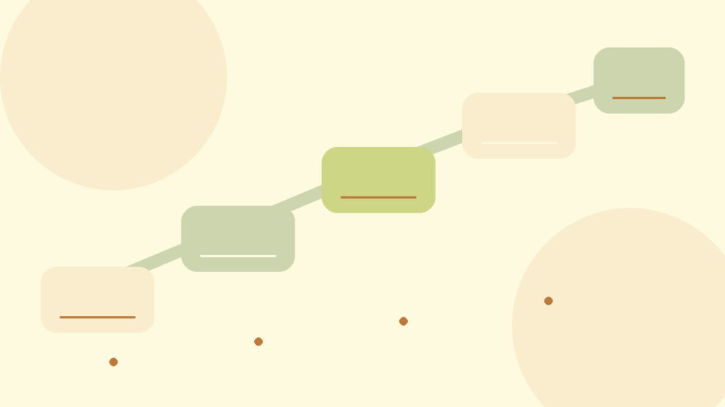 Abstract stepped path representing a calm backup plan for online counseling technology problems