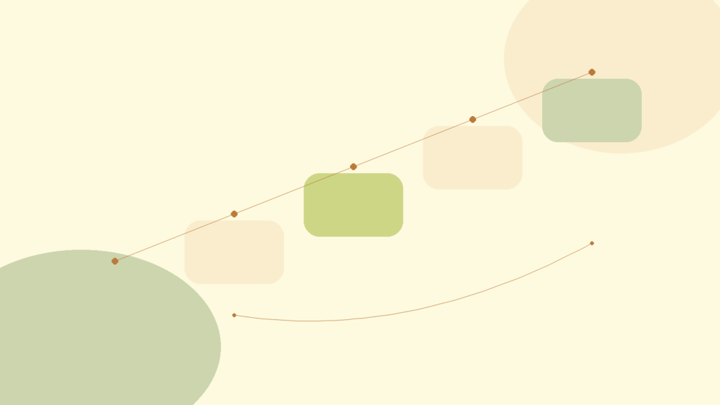 Abstract stepped path representing feedback and choice in counseling